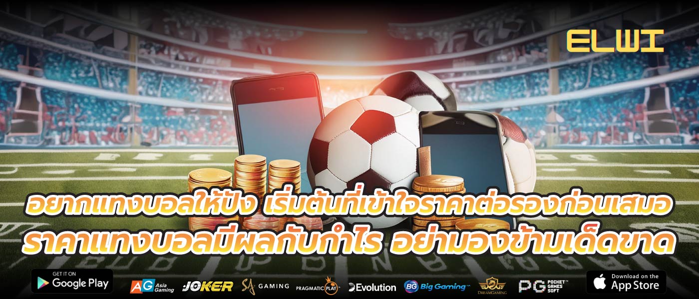 อยากแทงบอลให้ปัง เริ่มต้นที่เข้าใจราคาต่อรองก่อนเสมอ ราคาแทงบอลมีผลกับกำไร อย่ามองข้ามเด็ดขาด